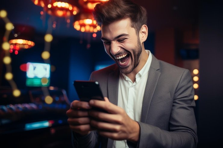 Mobile app interface showing slot games and betting options on link yowestogel
